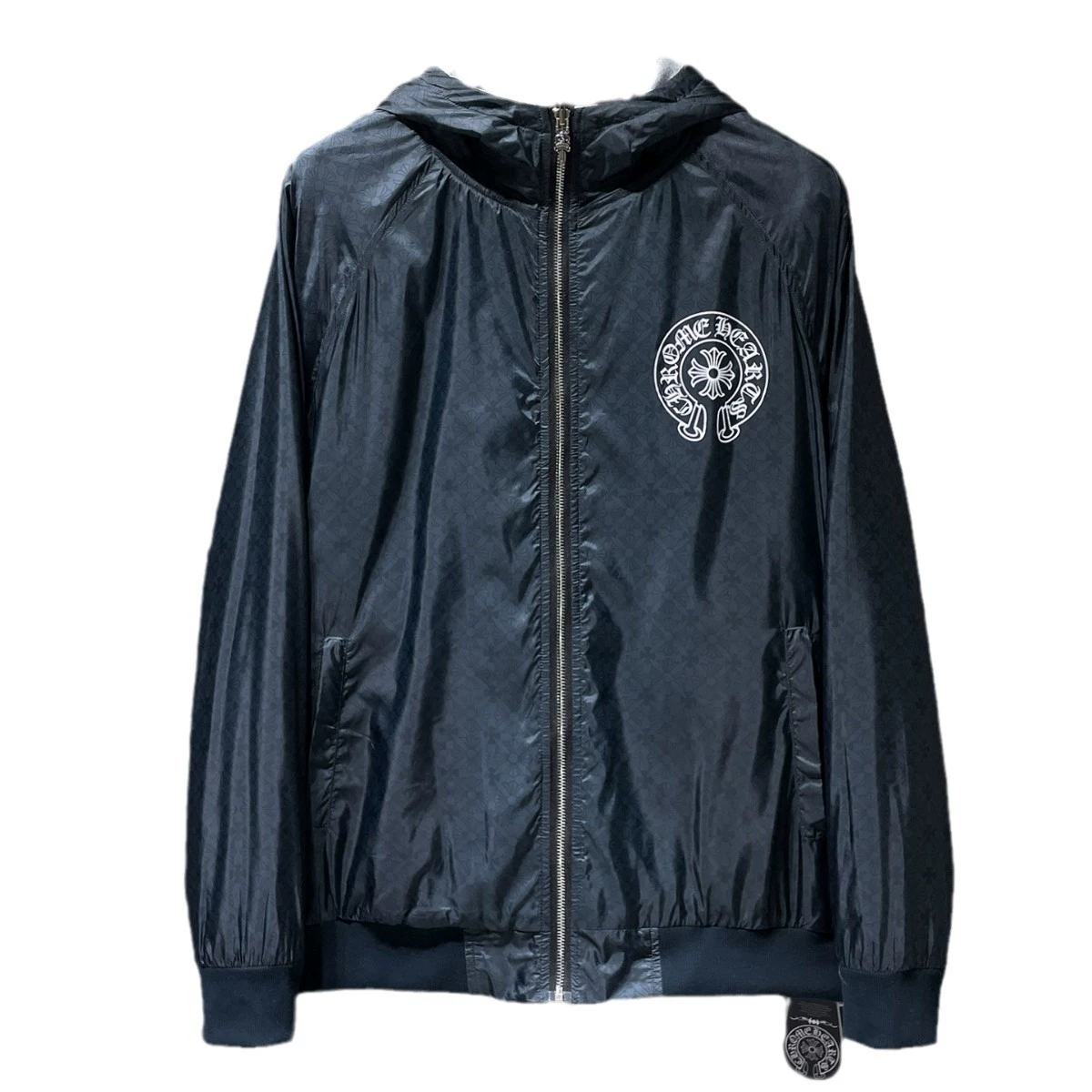 Осень-зима новая Chrome Hearts Croix крест темный узор конское копьё принт двусторонняя куртка с капюшоном