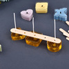 Wax core fixed 5 -hole wooden stick 150*18mm pore diameter 4mmCandle Weick Holder candle core fixing wood chip