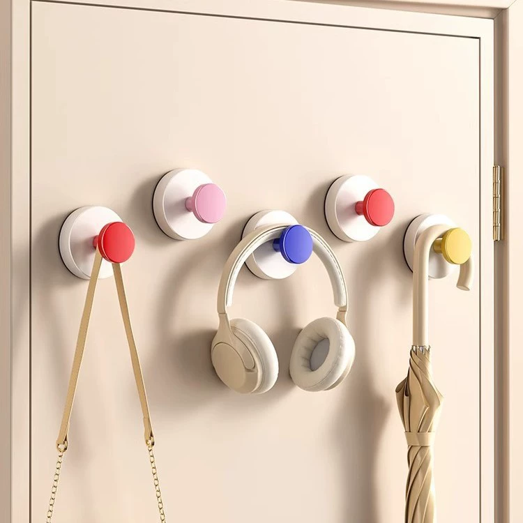 Крючок на присоске для допаминового настроения, дверной крючок без сверления, настенный крючок с сильным клеем, вакуумный крючок для ванной без следов.