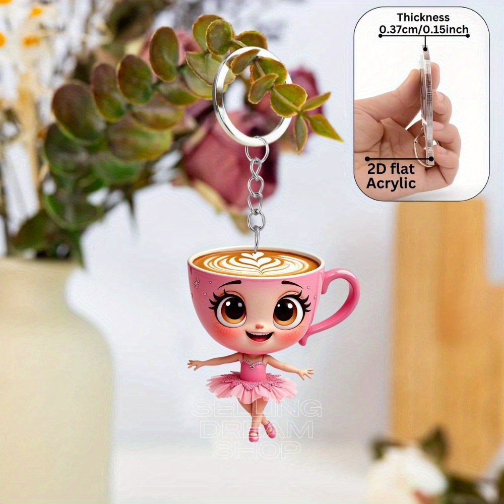 亚克力钥匙扣双层透明卡通创意可爱挂件明星动漫周边立牌