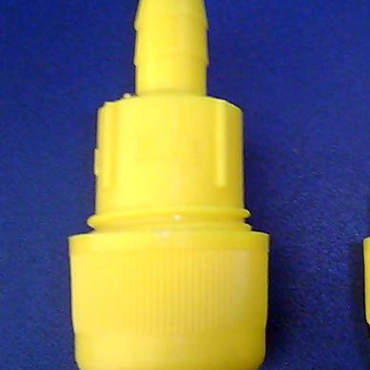 φ20x10mm-二通-变径直通-沼气配件-接头-塑料管件-管路连接-黄色