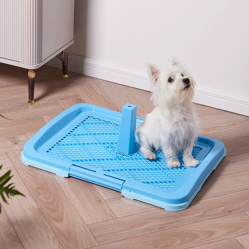 Aspet Zhejiang Pet Маленькая плоская сетка Собачий туалет Пластиковое домашнее судно для домашних животных с дезодорацией на колонке