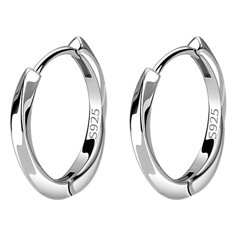 Mobius Fashion Simple Simple Ear Ring Earrings Men's Advanced Earrings Ear Holes Ear Accessories Niche Design Ear Buckle