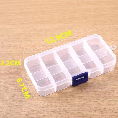 元件盒 手机维修配件装螺丝尾插盒28透明小24格 IC芯片10格子