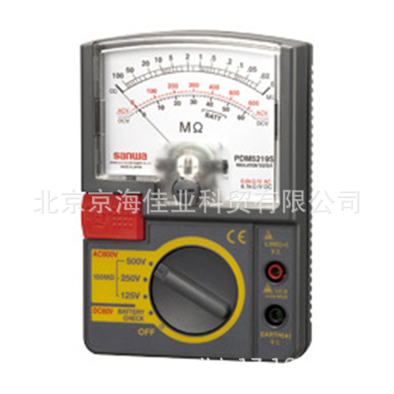 PDM5219S 日本三和SANWA绝缘电阻测试仪 指针式/三量程
