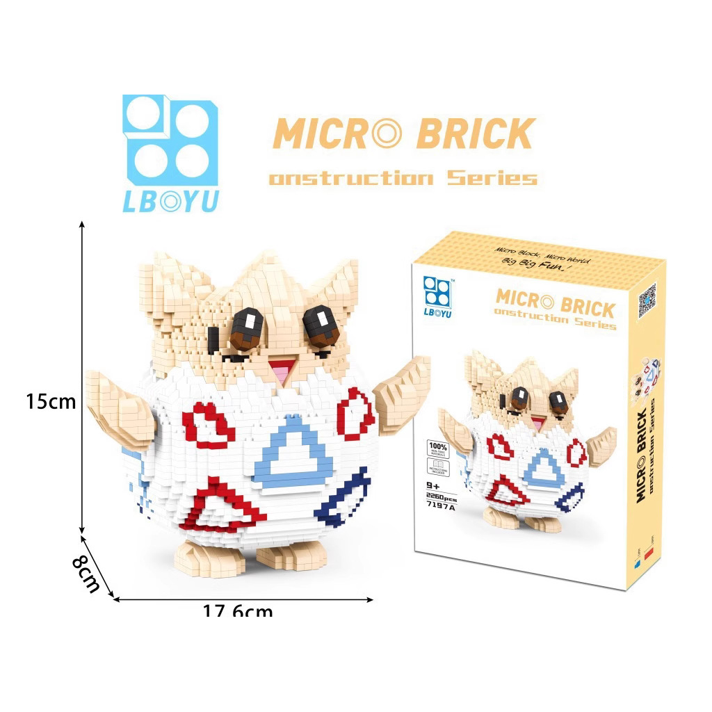 BOYU Baiyu rompecabezas creativo de diamante micro-ensamblaje rompecabezas bloques de construcción casuales 7195A-7198A serie de dibujos animados