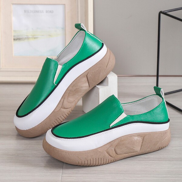 Ultra-soft casual autumn shoes made of soft leather