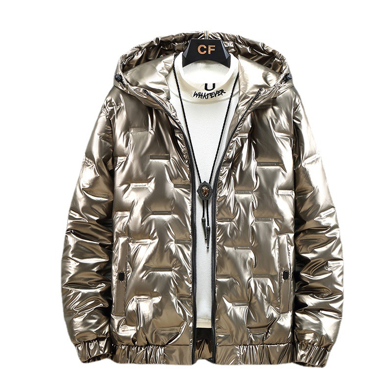 Men's Clothing Coat jacket men's short style couple men's and women's trend warm jacket street stall Coat jacket_voghion.com