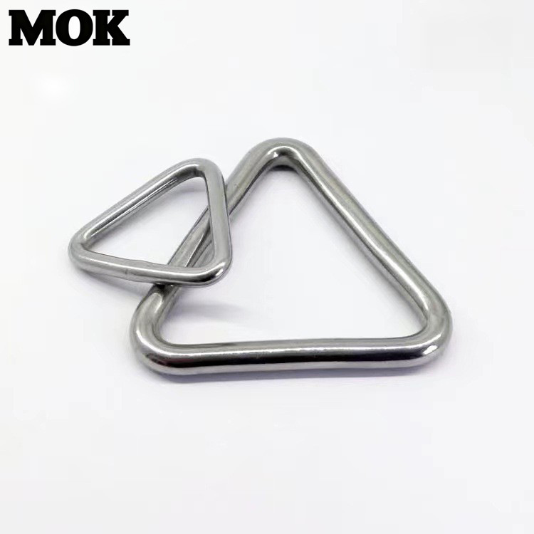 现货不锈钢三角环 304316等边三角环 三角扣口字扣遮阳网五金配件