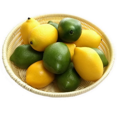 Lime simulation lemon Model Fake fruit Fruits and vegetables child Early education shot prop cupboard a decoration technology ornament