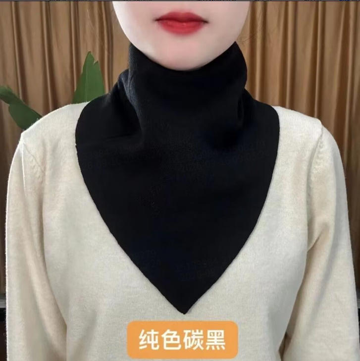 Cuello de Bufanda Triangular para Mujer de Tejido, A Prueba de Viento, Térmico, para Otoño e Invierno