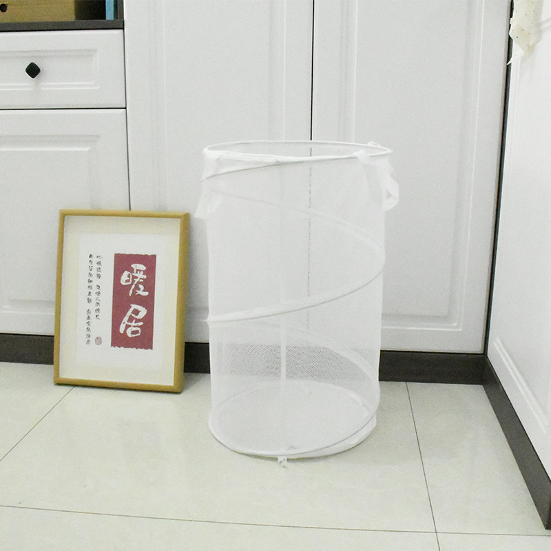 Cesta de lavandería plegable del fabricante Cubo de lavandería portátil transpirable grande cesta de lavandería Cubo de almacenamiento cesta de almacenamiento