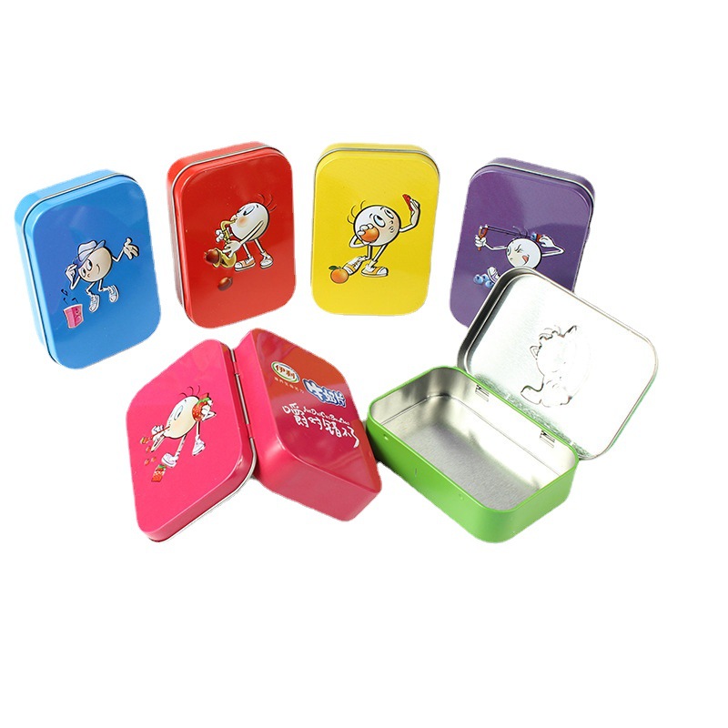 铰链铁罐 食品级巧克力马口铁盒糖果 收纳盒铰链镀锡铁罐