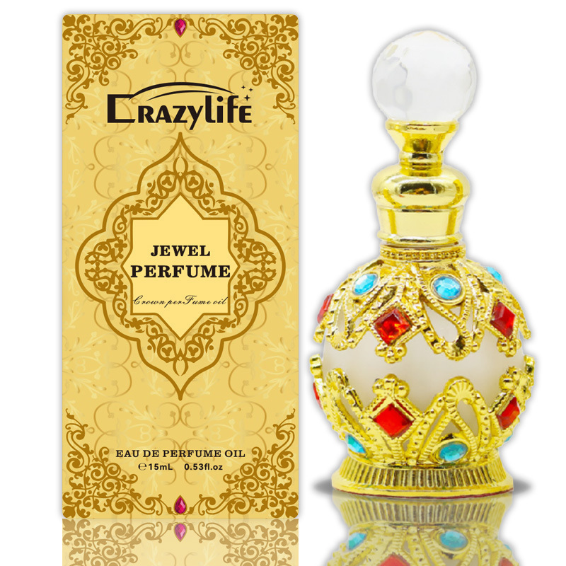 Crazylife Cross-Border New Product Crown Zhen My Perfume Charm Releases Middle East Dubai Dropper Essential Oil 15ml