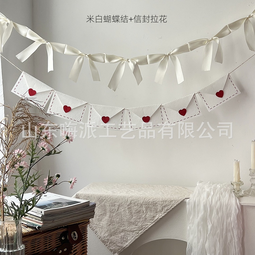 Arco de mano sobre de amor transfronterizo set de venta caliente Día de San Valentín boda de viento decoración de fiesta vestido