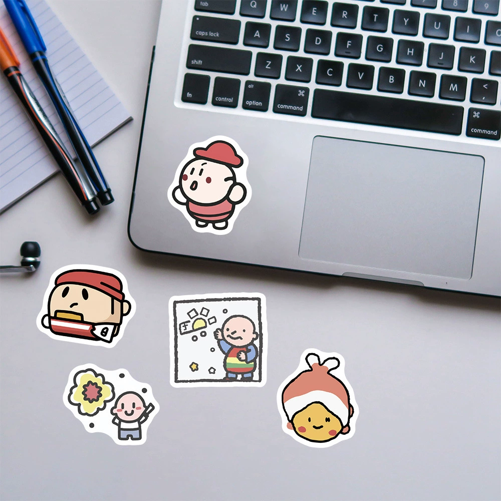 Cartoon cute waterproof sticker, for every day