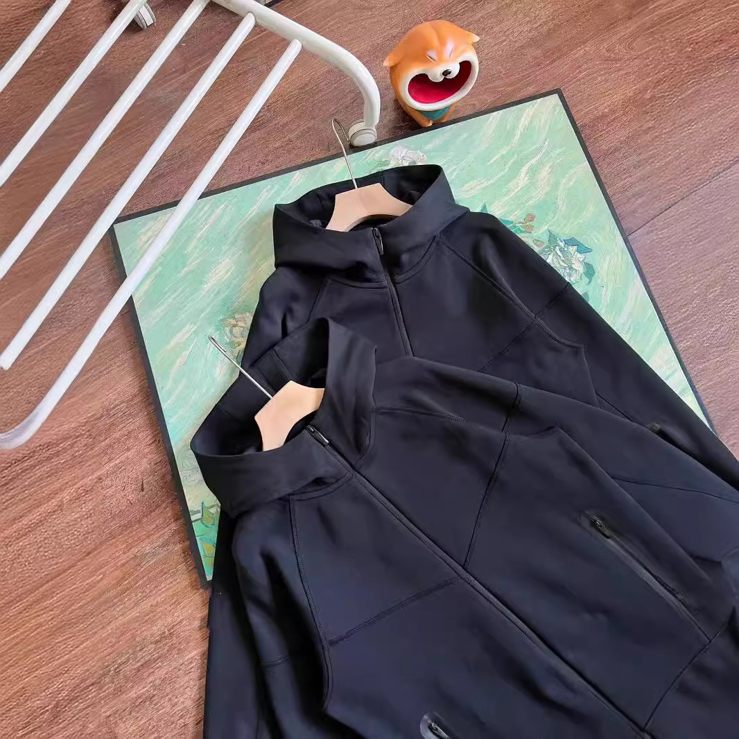 Sweat-shirt cardigan printemps et automne avec veste de sport décontractée à capuche zippée imprimée_voghion.com