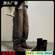 �͹ż��^Ƥ�����Tʿѥ2025�ﶬ�¿��Ϟţ�͸�ѝ�ܶ�ѥ��ɫ��ɫŮ