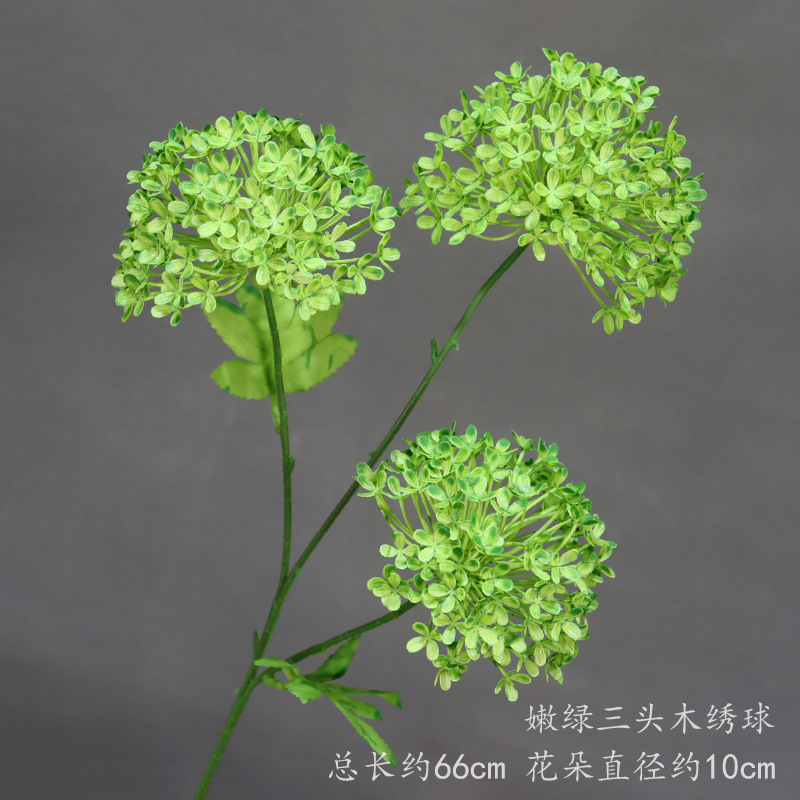 Flor artificial verde decoración salón de bodas Flor al aire libre flor planta verde hermoso diseño Chen cola suelta girasol Mori boda