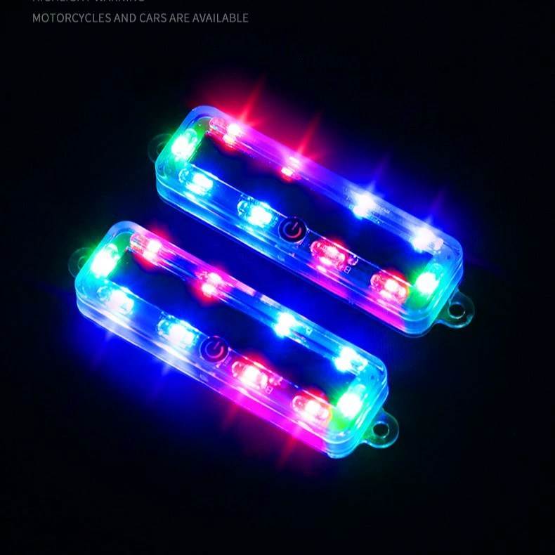 Мотоцикл солнечной сигнальной вспышки света