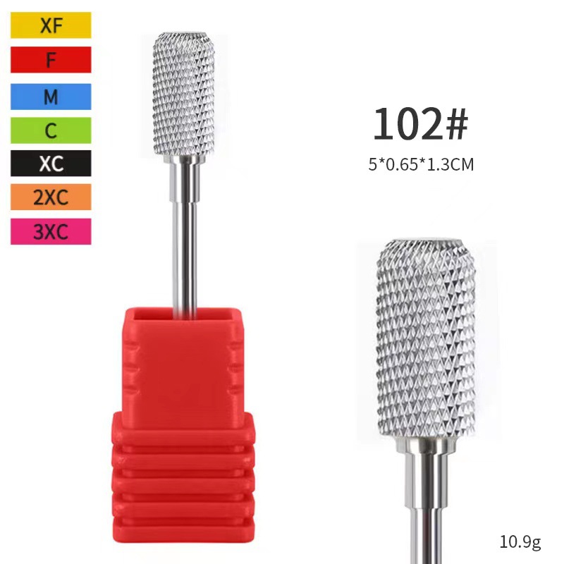 Suministro directo transfronterizo de uñas de acero de tungsteno cabeza de molienda Eliminación rápida de uñas tratamiento previo Eliminación de la piel muerta de dos vías de eliminación de uñas taladro de cabeza de molienda