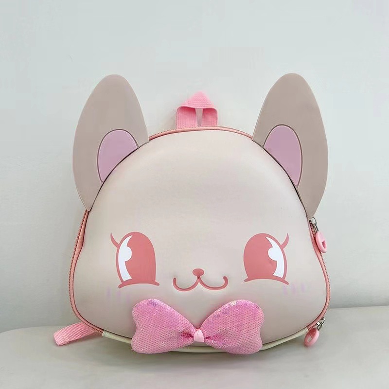 Nueva mochila escolar de jardín de infantes con carcasa dura, gran capacidad, protección de la columna vertebral, mochila infantil de dibujos animados, mochila de viaje informal para niños y niñas