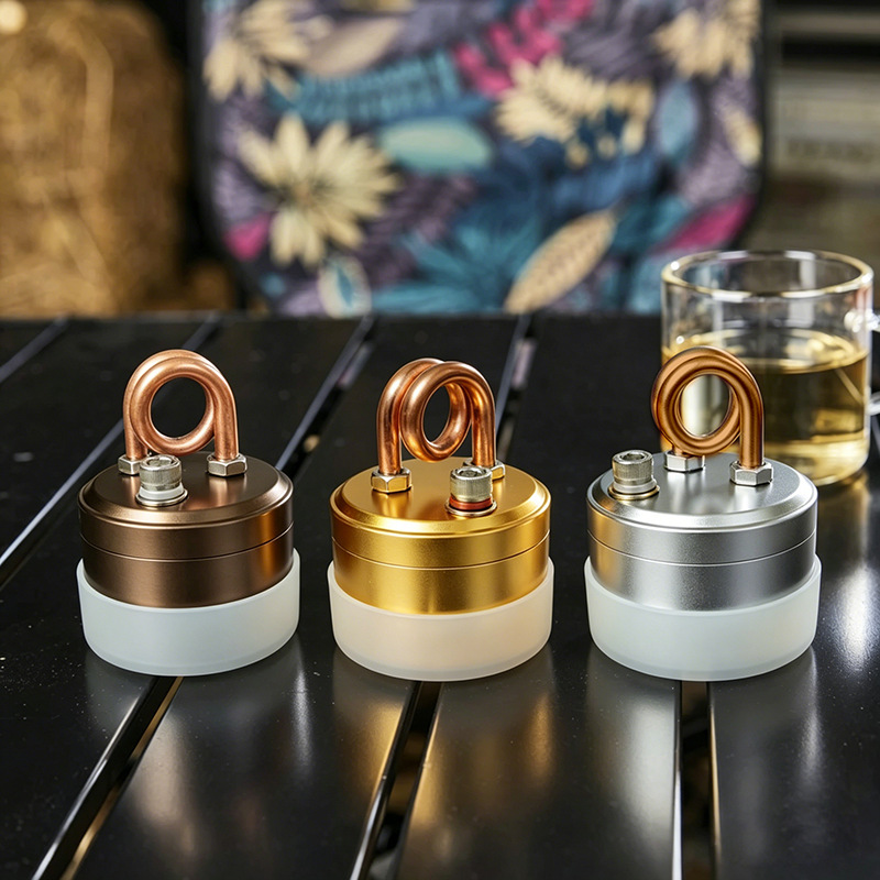 迷你户外便携自增压液体酒精炉野餐露营煮茶烧水咖啡防风气化灶具