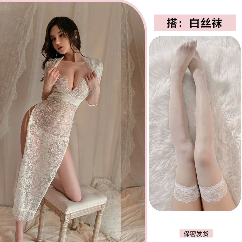 흰색 + 흰색 스타킹