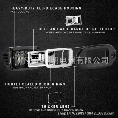 Light Rear Bumper Light, İşçi projektorları