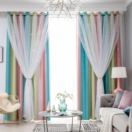 布艺窗帘;布艺窗纱;成品窗帘