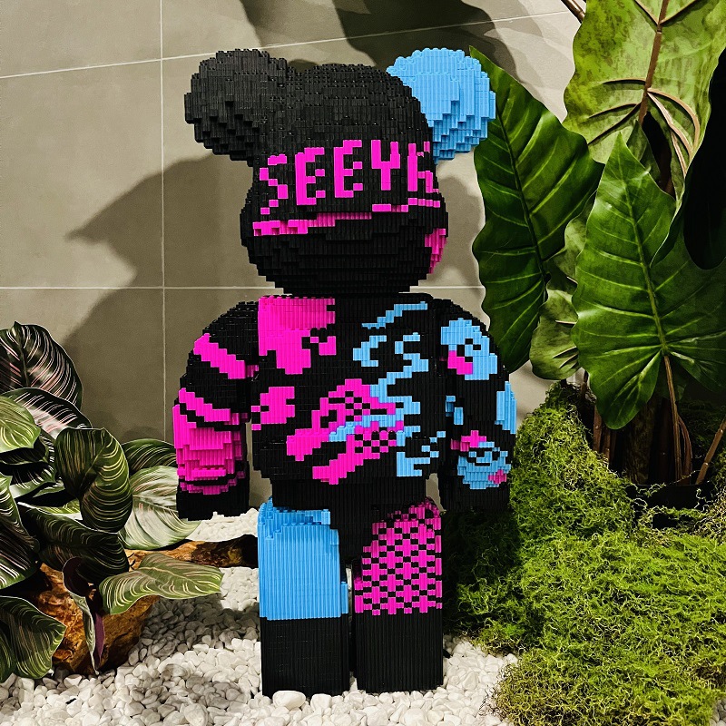 CLS Trendy Le Sen pequeños gránulos ensamblados bloques de construcción Linabel rompecabezas juguetes para niños regalos para niños y niñas