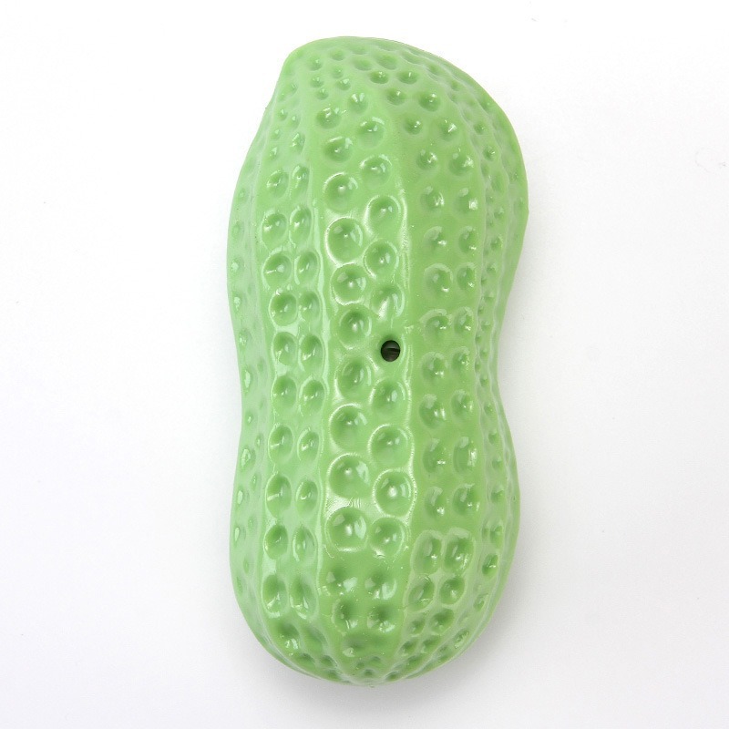 Juguete en Forma de Cacahuate para Perros, Plástico, con Sonido, Resistente a Mordeduras