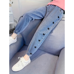 Z 58434 Girls' spring autumn jeans Ůͯ����ţ��ѝ�羳��