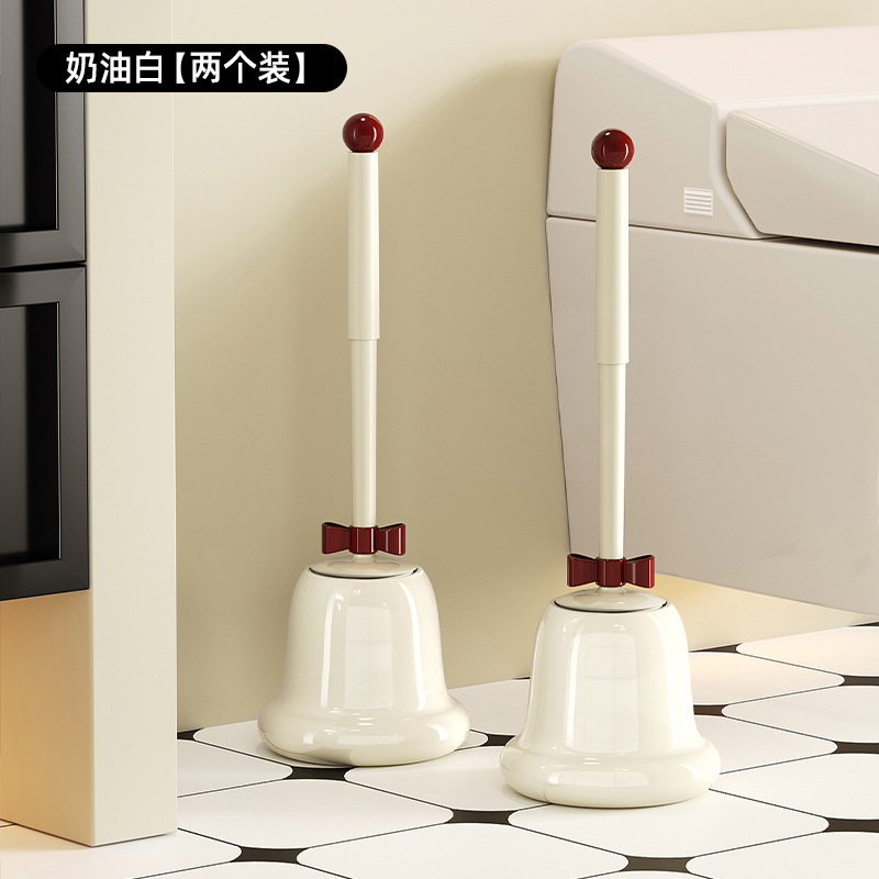 トイレブラシ トイレ死角なし 家庭用 2025年新作 かわいい 浴室しゃがみロングハンドルブラシ クリーニングセット|undefined