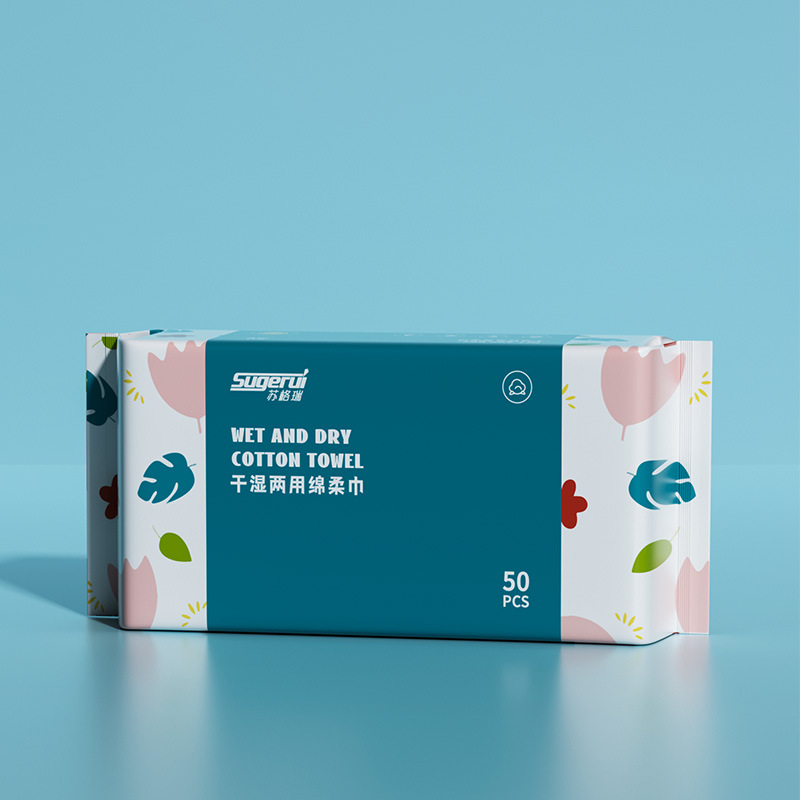 Toalla de cara extra gruesa desechable algodón húmedo y seco algodón cómodo toalla suave salón de belleza maquillaje removedor toalla de cara al por mayor
