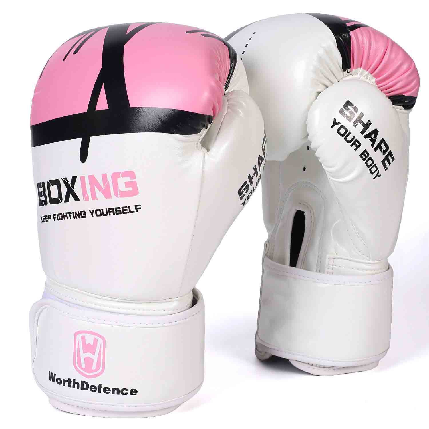 Guantes de boxeo Hombres y mujeres Fitness Niños Adultos Adolescentes Taekwondo Sanda Entrenamiento de lucha Guantes de boxeo