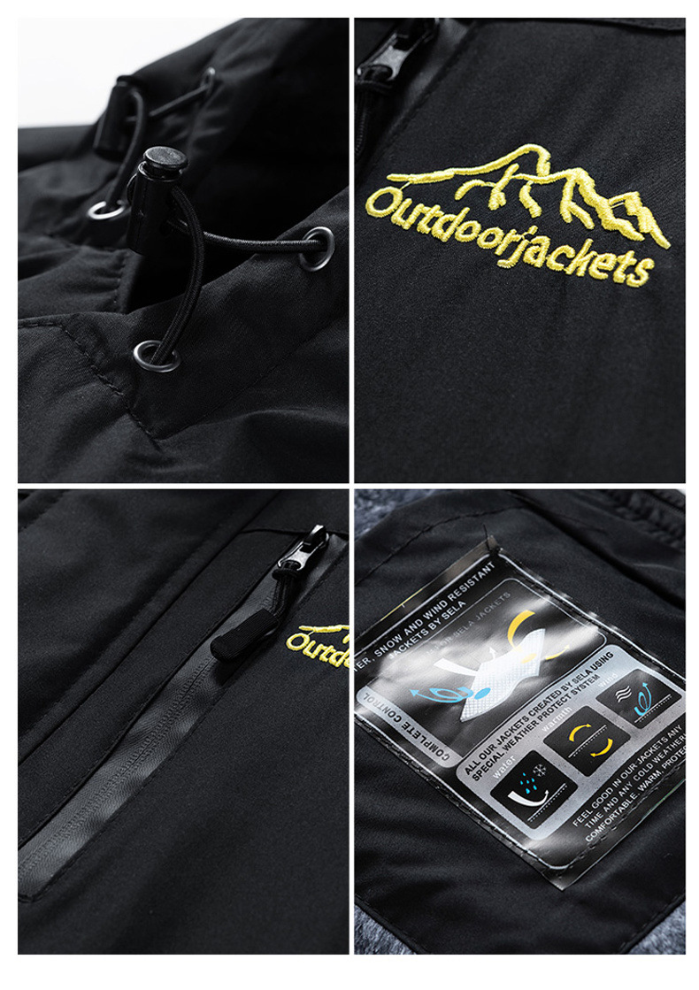 Abbigliamento maschile per uomo, abbigliamento da alpinismo per esterni ispessito, giacca per mezza età e anziani, antivento e caldo, può essere riqualificato_voghion.com