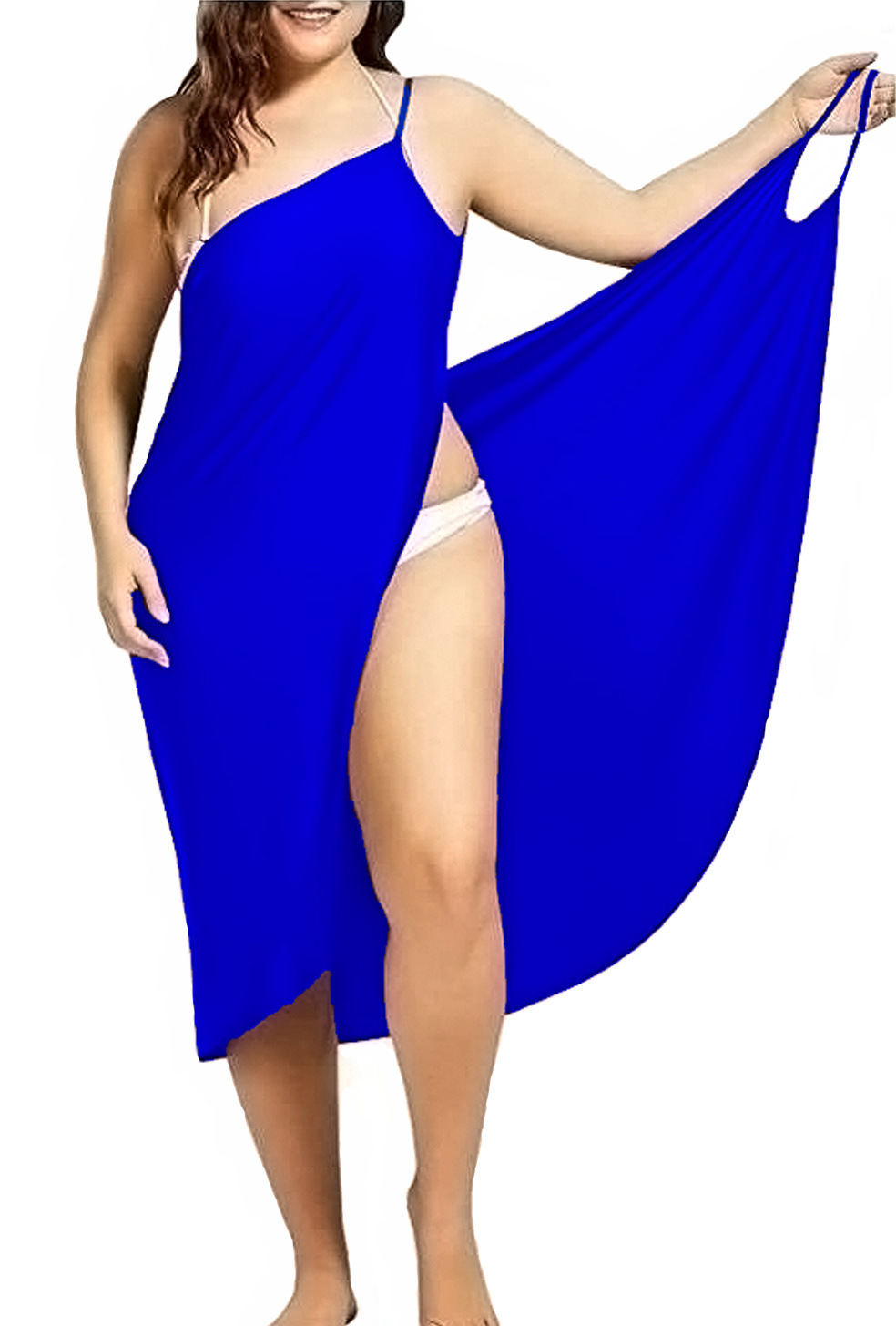 Sleeveless Sleeve Length Wholesale Women'S British Style Splicing Solid Color Beach Sleeveless Sundress