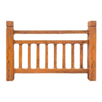 Barandilla prefabricada de hormigón armado de cemento de imitación de madera Barandilla de río Área escénica de estanque de peces cerca de madera de imitación de cemento