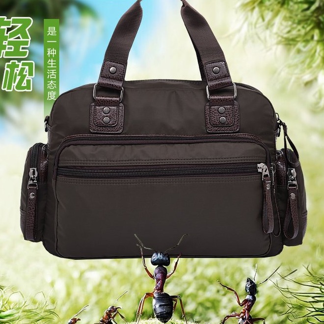 2024商務通勤單肩包韓版大容量實用手提包跨境休閒戶外旅行包Bags