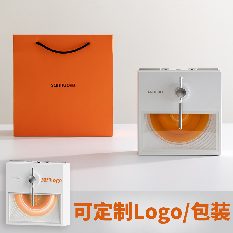 半島ブルートゥース高颜値オルゴール周年会ファン会見プレゼントカスタムロゴ誕生日スピーカー雰囲気灯|undefined