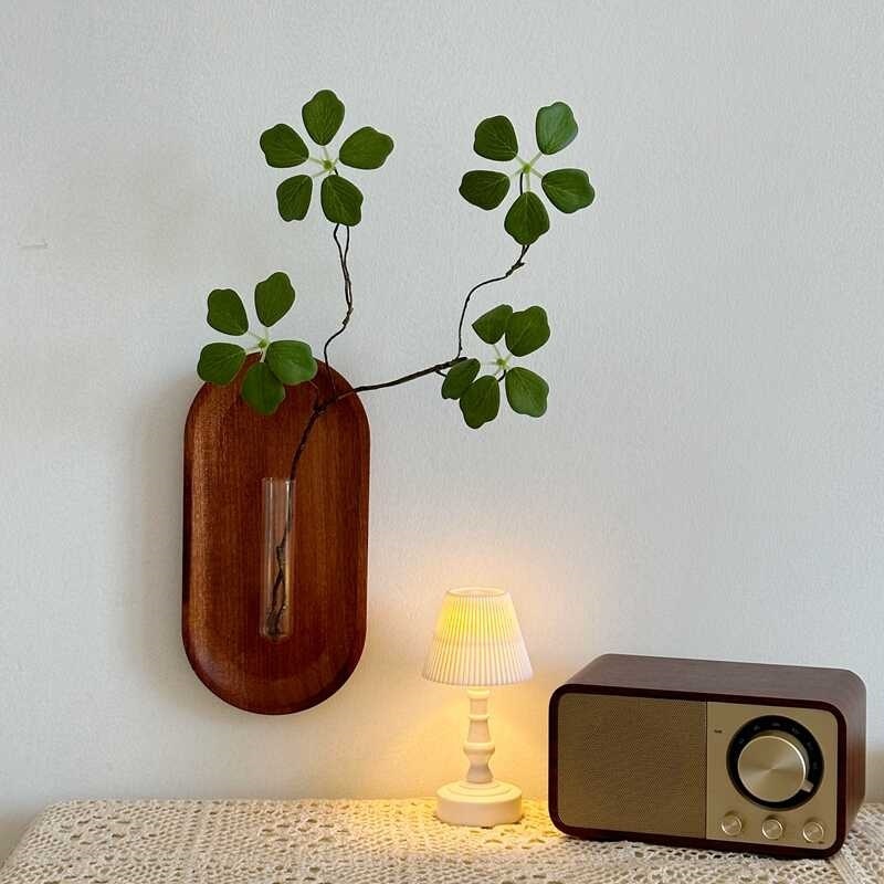 フレンチレトロスタイルのリビングルームのDIY壁装飾水耕花瓶壁掛けクリエイティブレストランペンダント背景壁取り付け|undefined