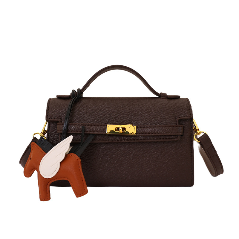 Texturas bolsos Kelly mujeres 2026 verano nuevo estilo de moda simple mochila diaria bolso de mano super caliente bolso pequeño image 17
