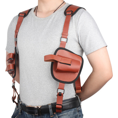 Manufactor goods in stock outdoors tactics Holsters Hidden Portable GLOCK 17 cowhide Shoulders Armpit Holsters