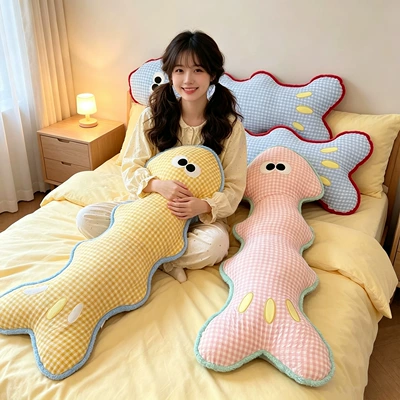 Oyuncaq yastıqlar | long leg-hugging sleeping doll