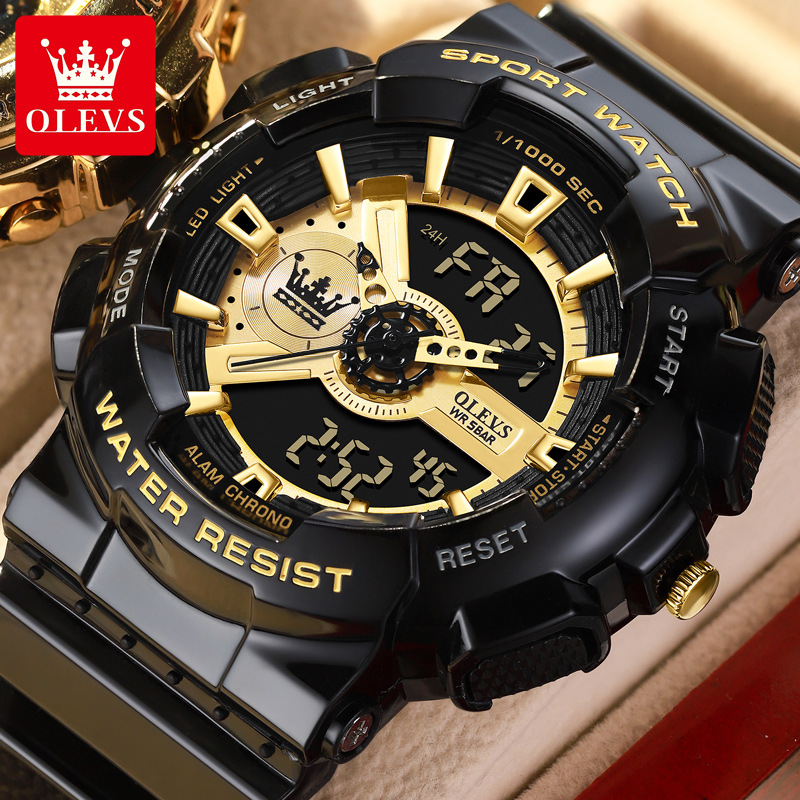 2023 New Hot Selling Watch Olishi Brand Watch Multi Functional Sports Timing Quartz Watch Student Electronic Watch Children's Men's Watch Men's Watch_voghion.com