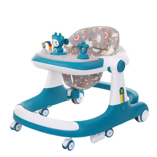 Baby Learning Walker Anti-Omega Leg Multifunction Anti-Tip Over Baby Walker for Boys and Girls Walking Aid Early Education Toy Car