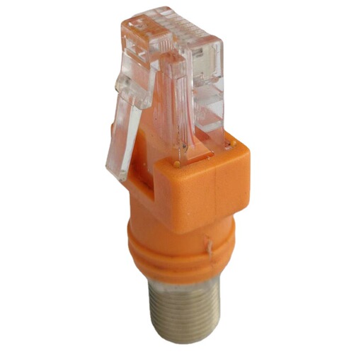 F female to 8P8C crystal head RJ45 crystal head to F female conversion adapter for monitoring cable use, custom-made