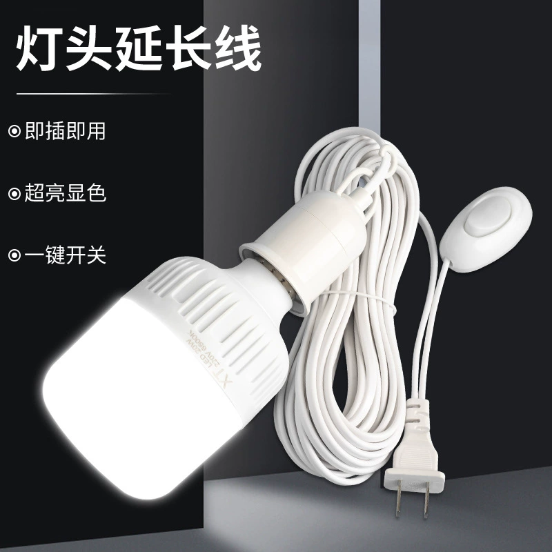 Socket, LED energy-saving lamp, bulb, switch key, with screw socket