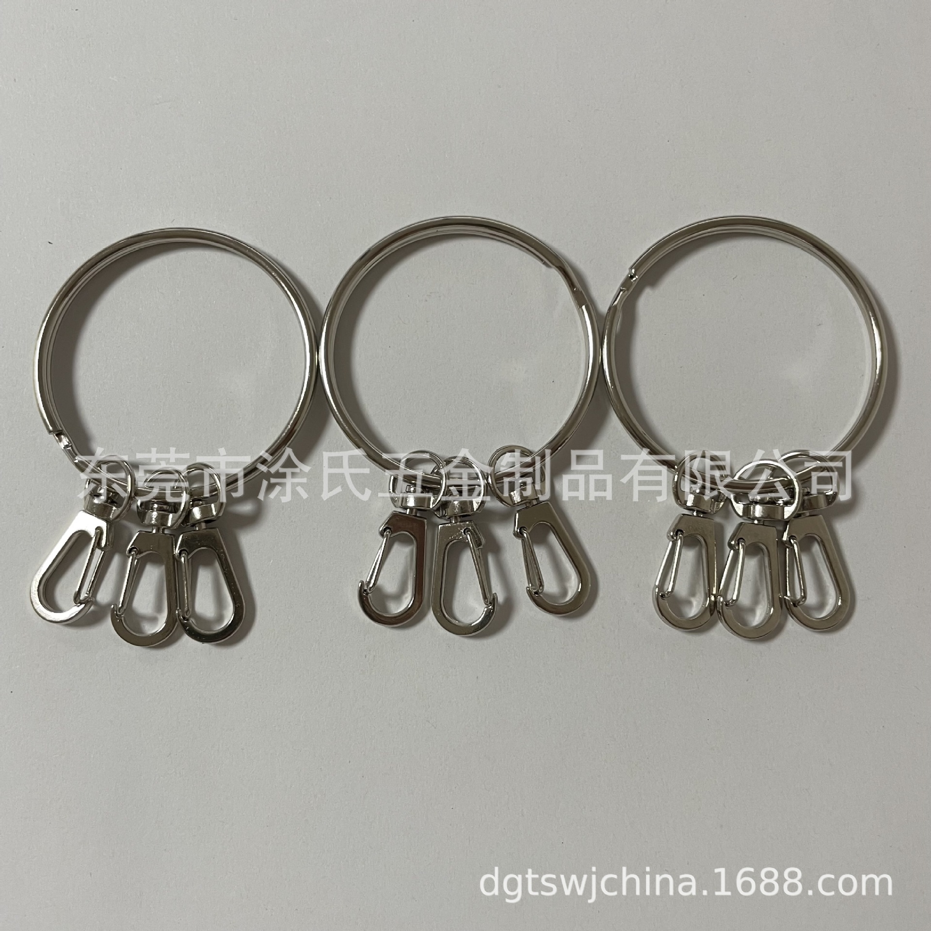 厂家推荐4CM钥匙圈扣小狗扣，箱包挂扣环保电镀弹簧扣量大从优